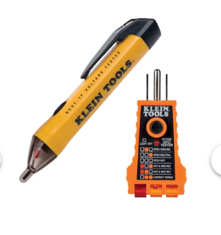 Klein Tools Non-Contact Voltage and GFCI Receptacle Test Kit