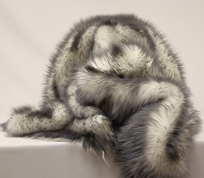 ( similar)Ecoshag™ Faux Fake Fur Animal Long Pile Fabric - Honey Wolf - Sold by The Yard Costume Fashion Rugs