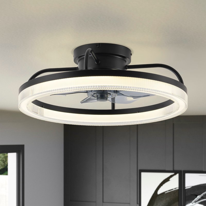 Kiper 13.78'' Ceiling Fan with LED Lights