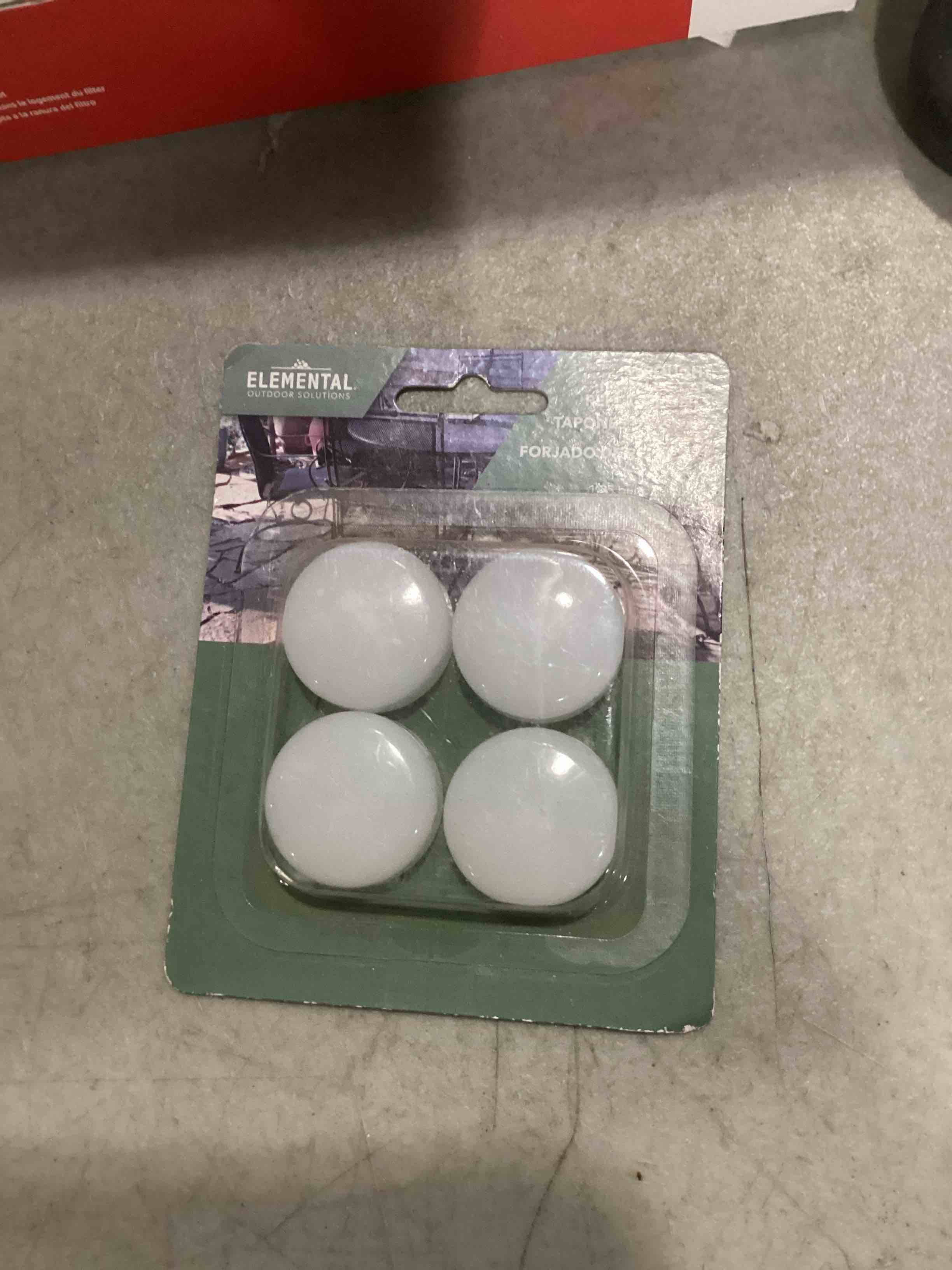 Condition photo showing Good Condition for elemental Small 1.25-in Furniture Leg Caps pack of 12