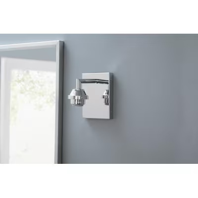 Style Selections 6.25-in 1 -Light Polished Chrome Transitional Vanity light