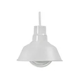 White Gooseneck LED Wall Sconce Barn Light Fixture - Industrial Antique Farmhouse Style - Vintage Patio Porch Wall Mount Light - Indoor/Outdoor - UL Listed - 9W 800lm Cool