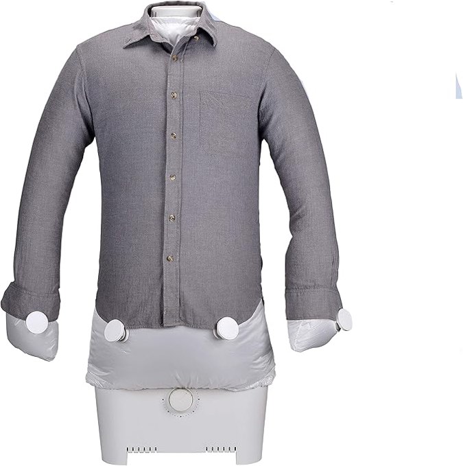 SereneLife SLIRX45 - Shirt Ironing Machine - 1400W Ironing Dummy/Press for Shirts/Blouses and Much More, Dries and Irons Clothes Automatically in one Step
