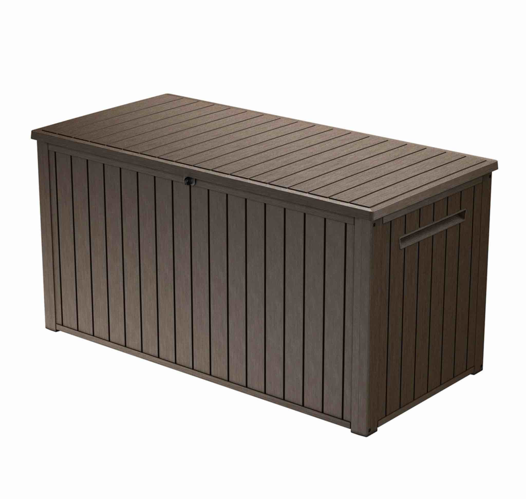 Keter 170 Gal. Resin Deck Box Large Indoor/Outdoor Storage