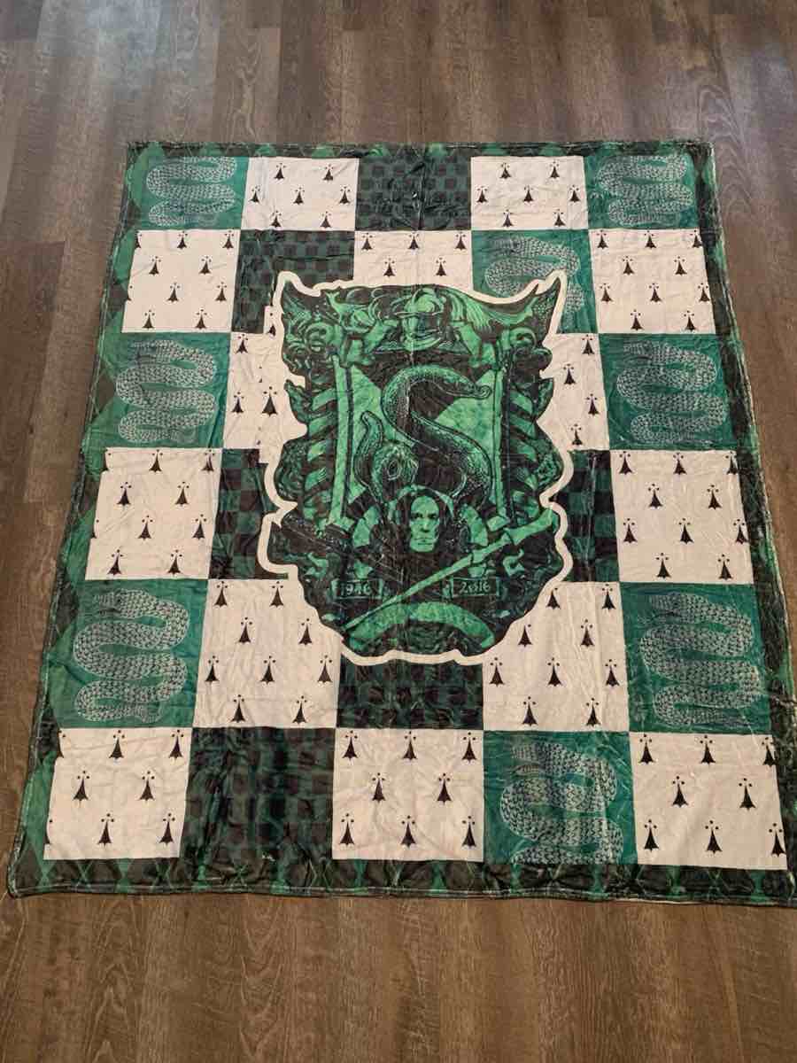 Harry Potted Slytherin Throw Blanket/Snape Blanket