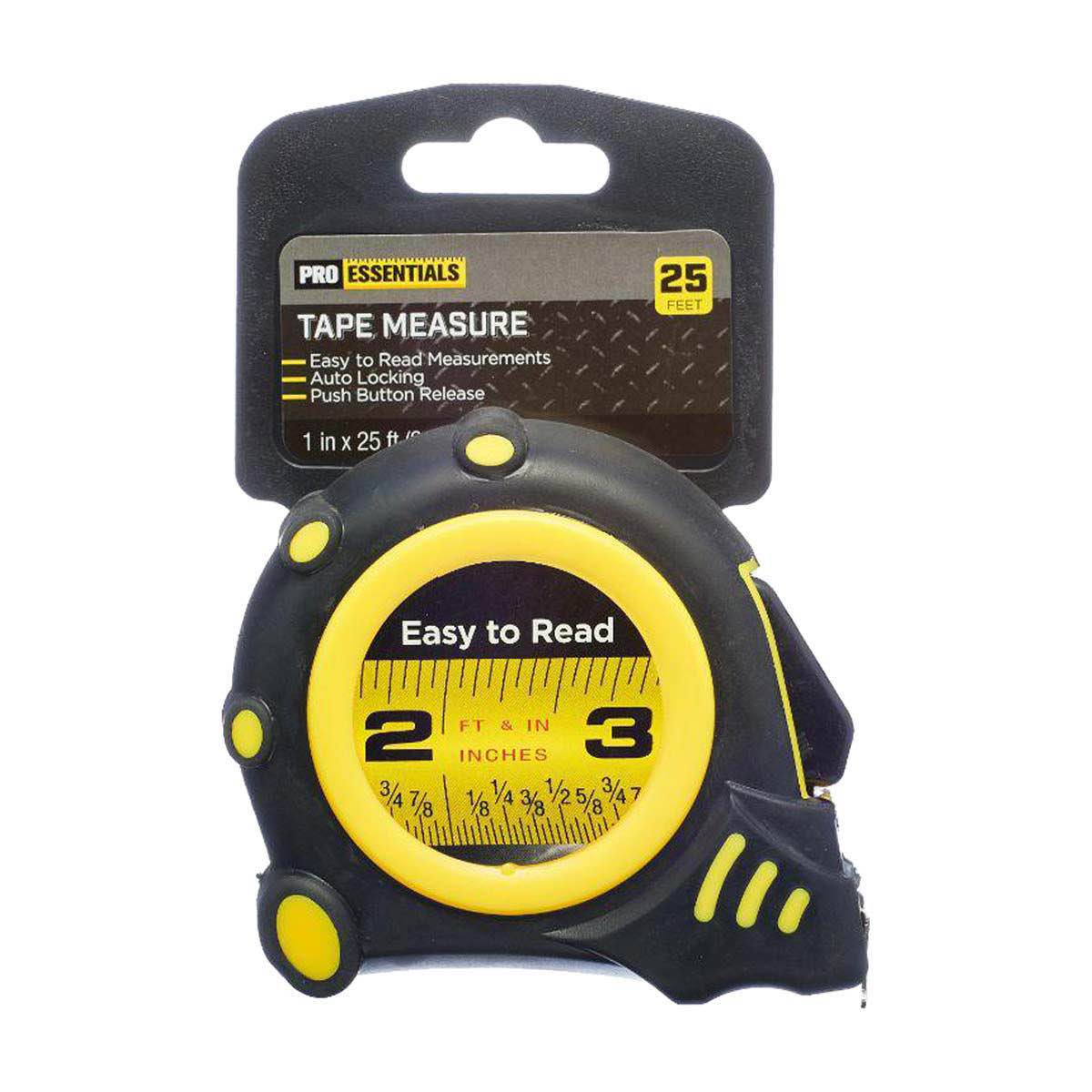 PRO ESSENTIALS TAPE MEASURE 