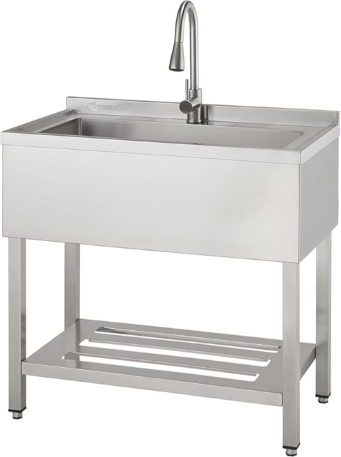 TRINITY STAINLESS STEEL UTILITY SINK