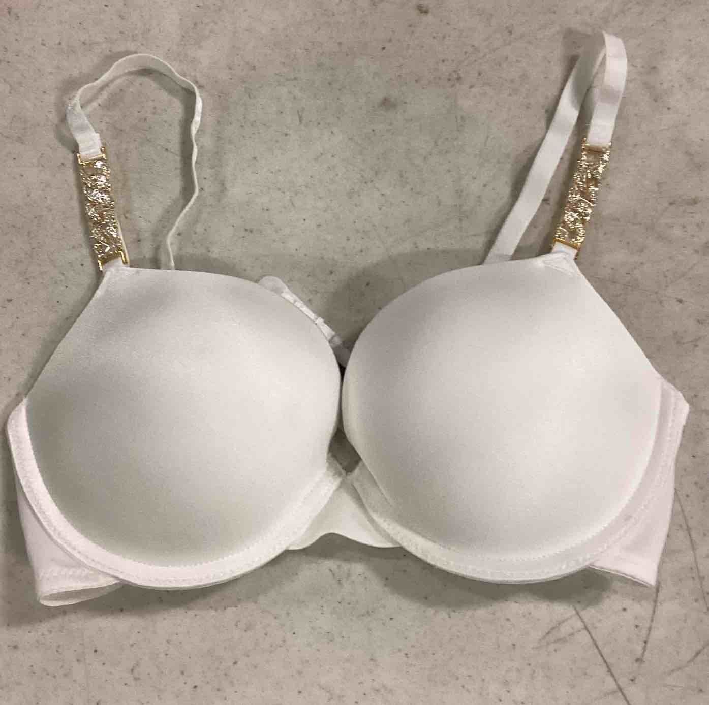 White Push Up Bra 36B