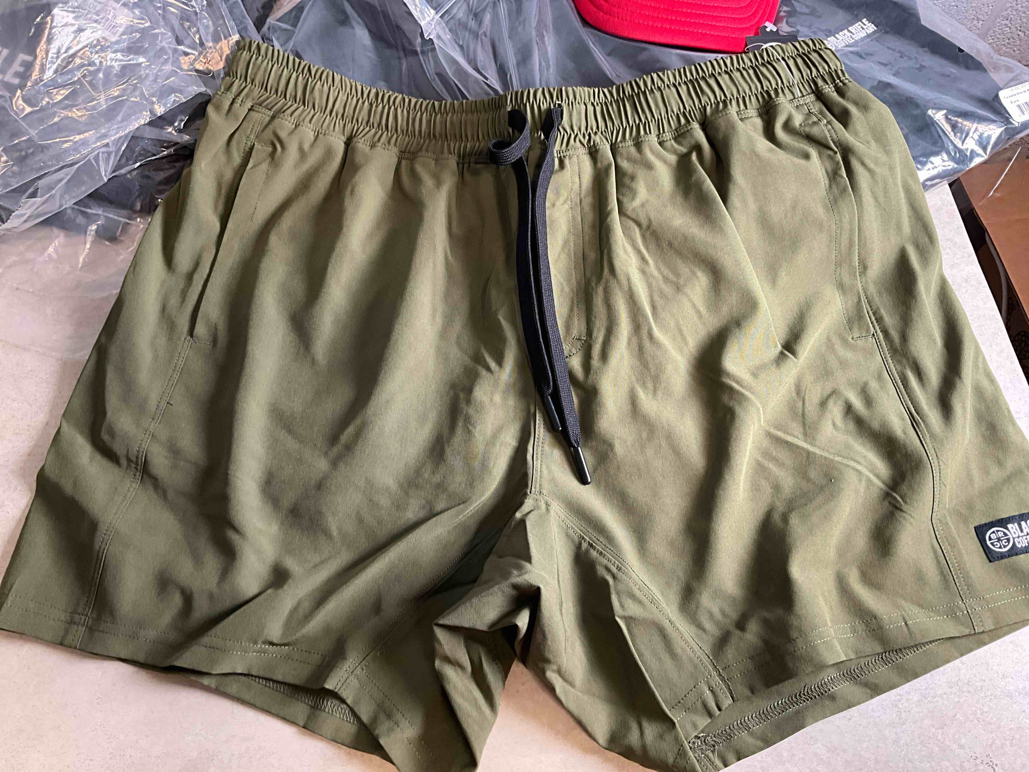 BLACK RIFLE ALL DAY SHORT, 6” FADED OLIVE, XL