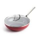 Red Volcano Ceramic Nonstick 11 inch Covered 12-in-1 All Purpose Pan