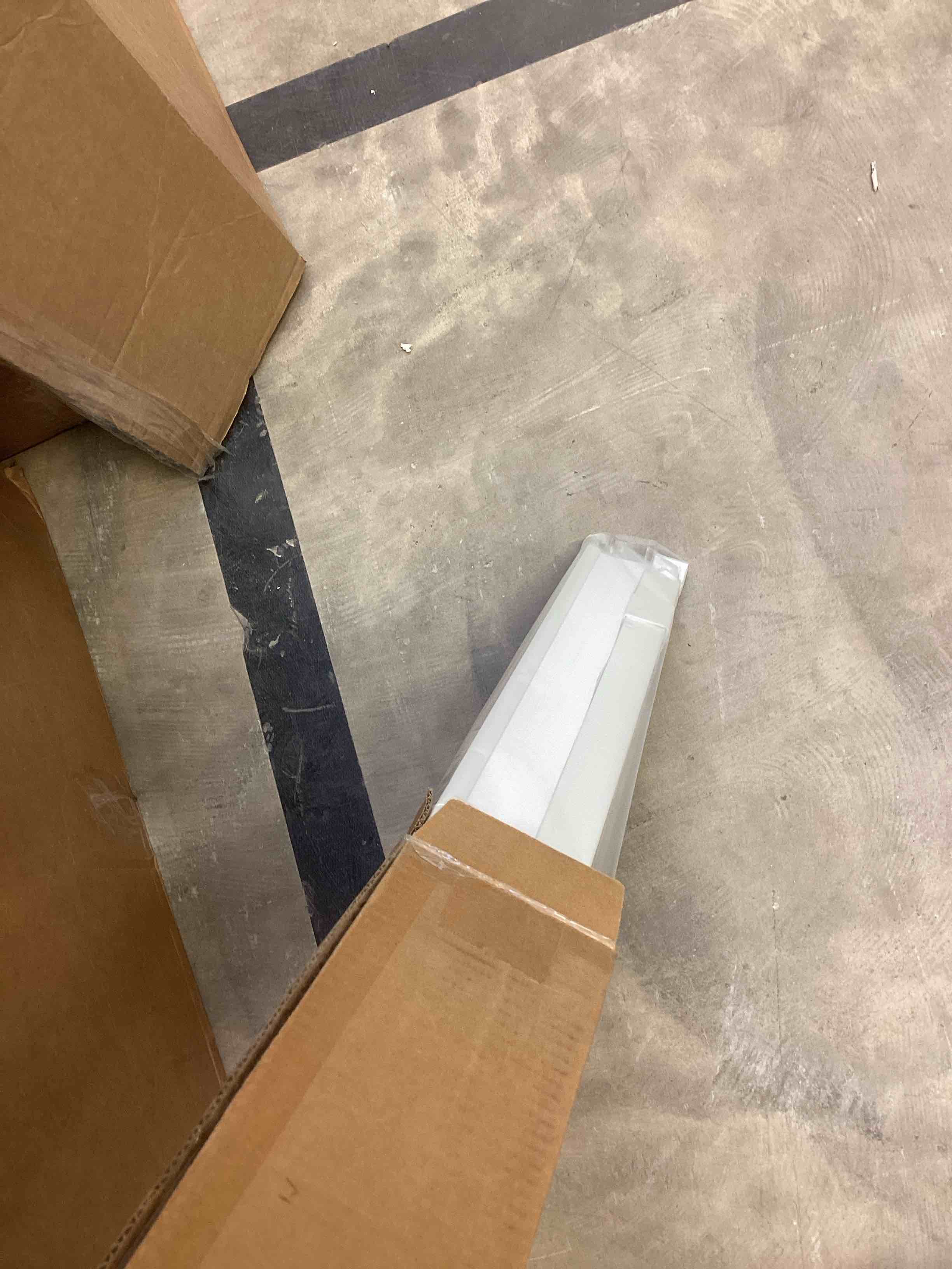 Condition photo showing New/Like New for LazBlinds Cordless Cellular Shades, No Tools No Drill Light Filtering Honeycomb Shades Pleated Blinds for Windows, 38'' W x 64'' H, White Light Filtering-white 38'' W x 64'' H