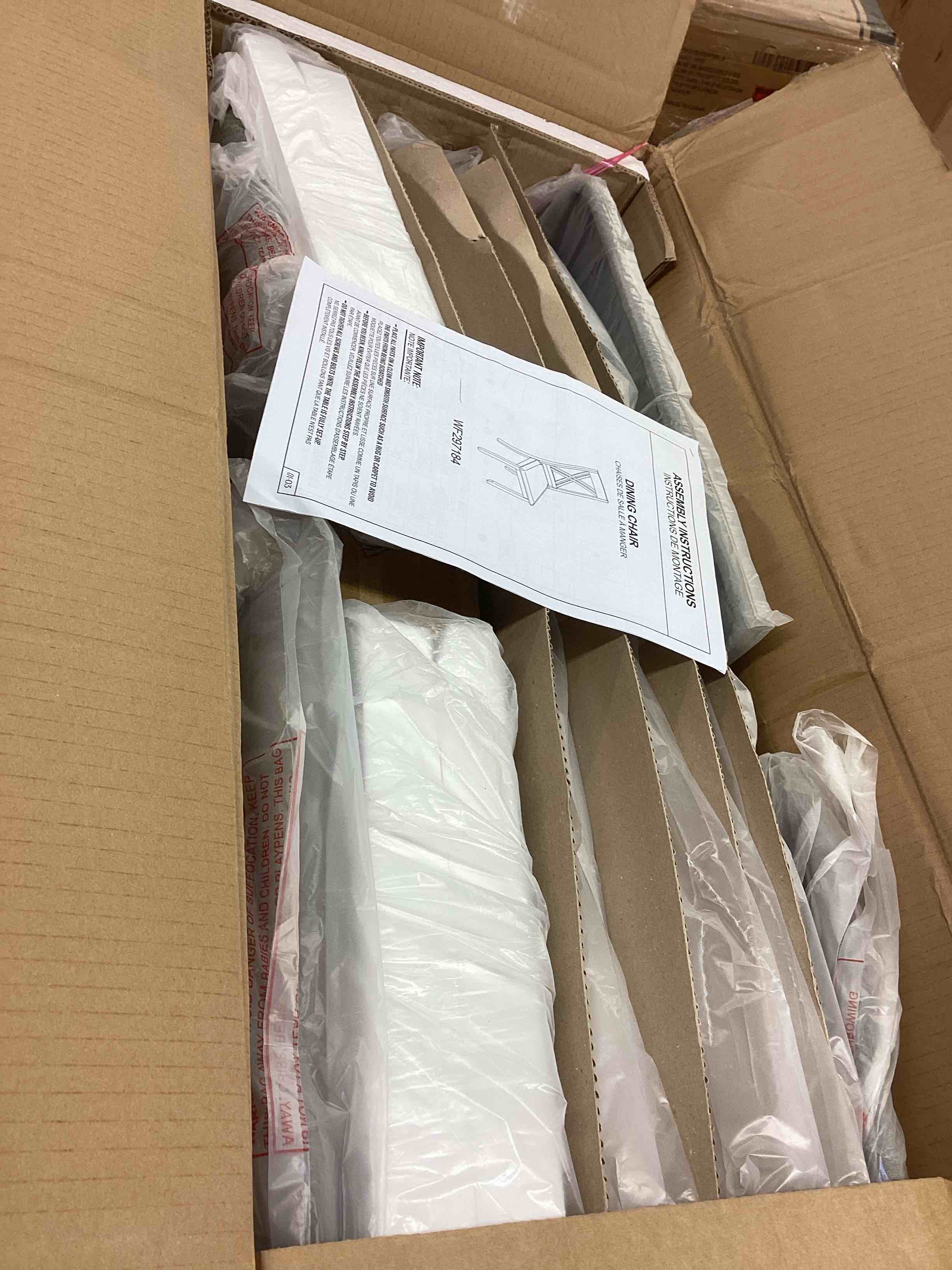 Condition photo showing Good Condition for Powell Set of 4 Jerickia Traditional Polyester/Polyester blend Upholstered Dining