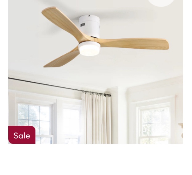 nicola 52" 3 - blade led standard ceiling fan with remote control remote