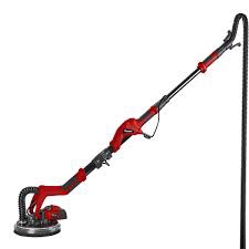 Bauer TELESCOPING DESIGN EXTENDS UP TO 5 FT. TOTAL LED LIGHT RING FOR EVEN SURFACE FINISHING AUTOMATIC DUST COLLECTION WHEN ATTACHED TO A VACUUM INCLUDES: CARRYING BAG, VACUUM ADAPTER, SHOULDER STRAP, SANDING DISCS 9" VARIABLE SPEED DRYWALL SANDER 21105E-B 93175 CORDED FOLDS FOR EASY TRANSPORT AND STORAGE 5A 600-1500 RPM