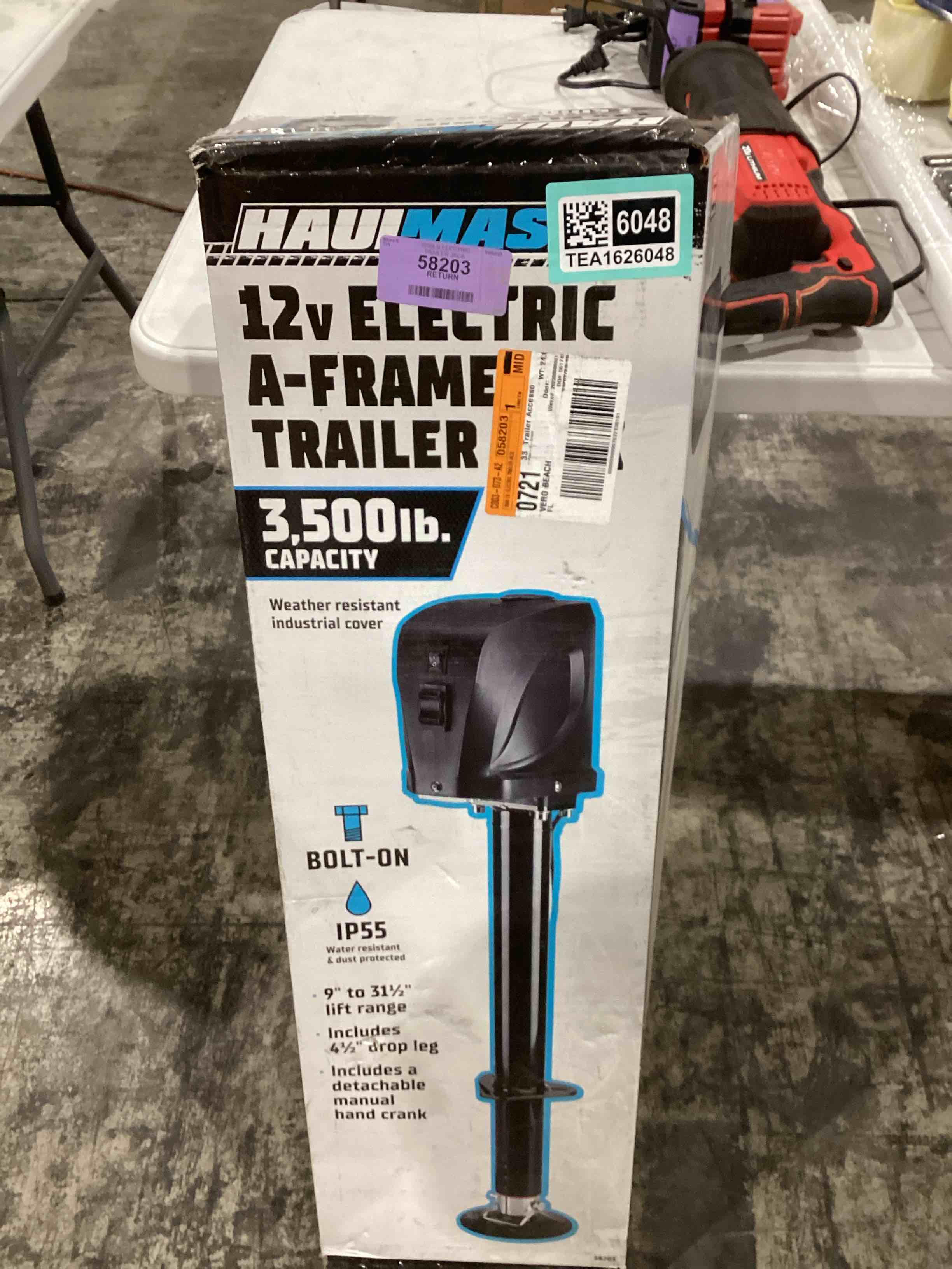 electrica-frame trailer jack