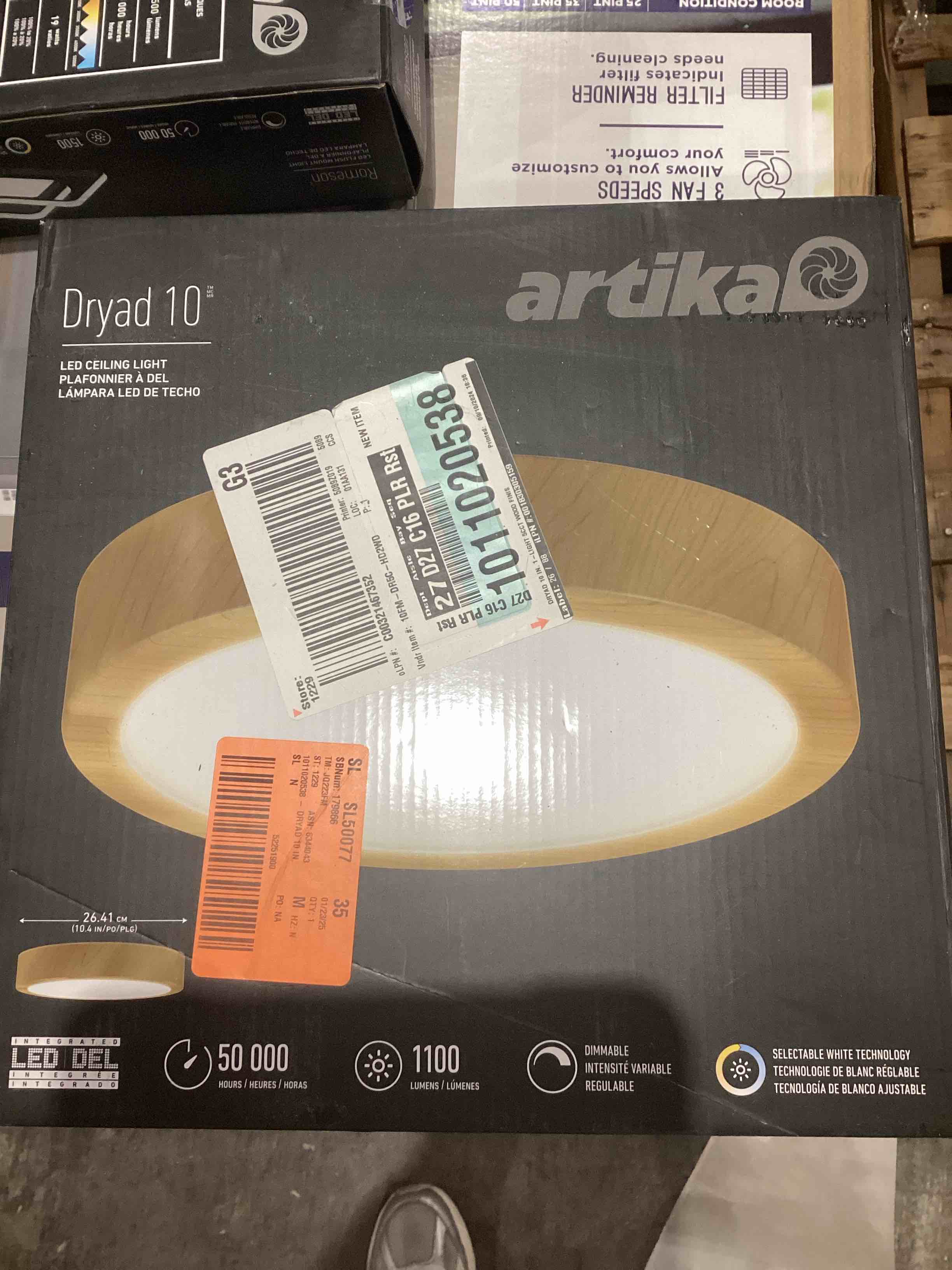 artika dryad 10 LED ceiling light