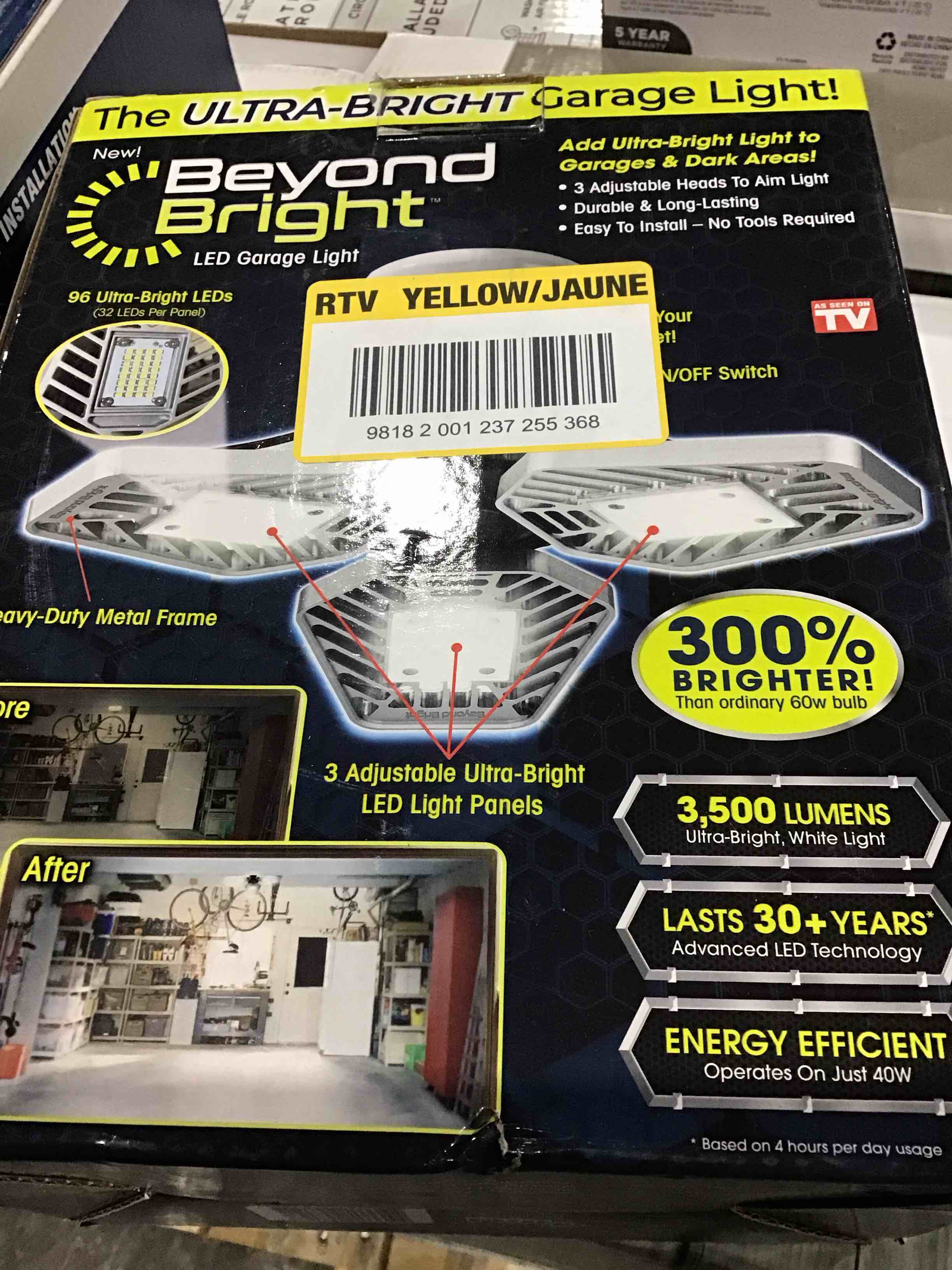 led garage light