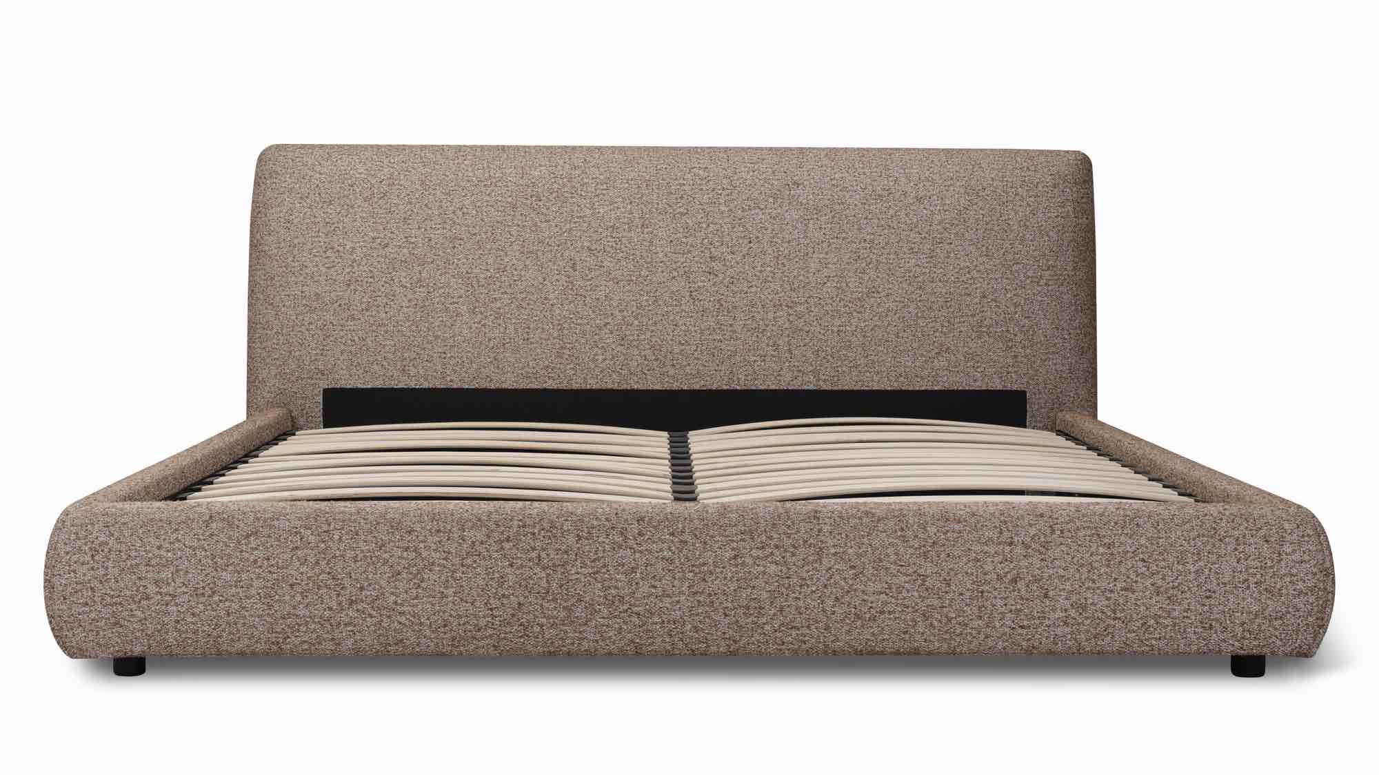 Similar incomplete)) Bed backrest)) Queen Bed, Pasha Latte