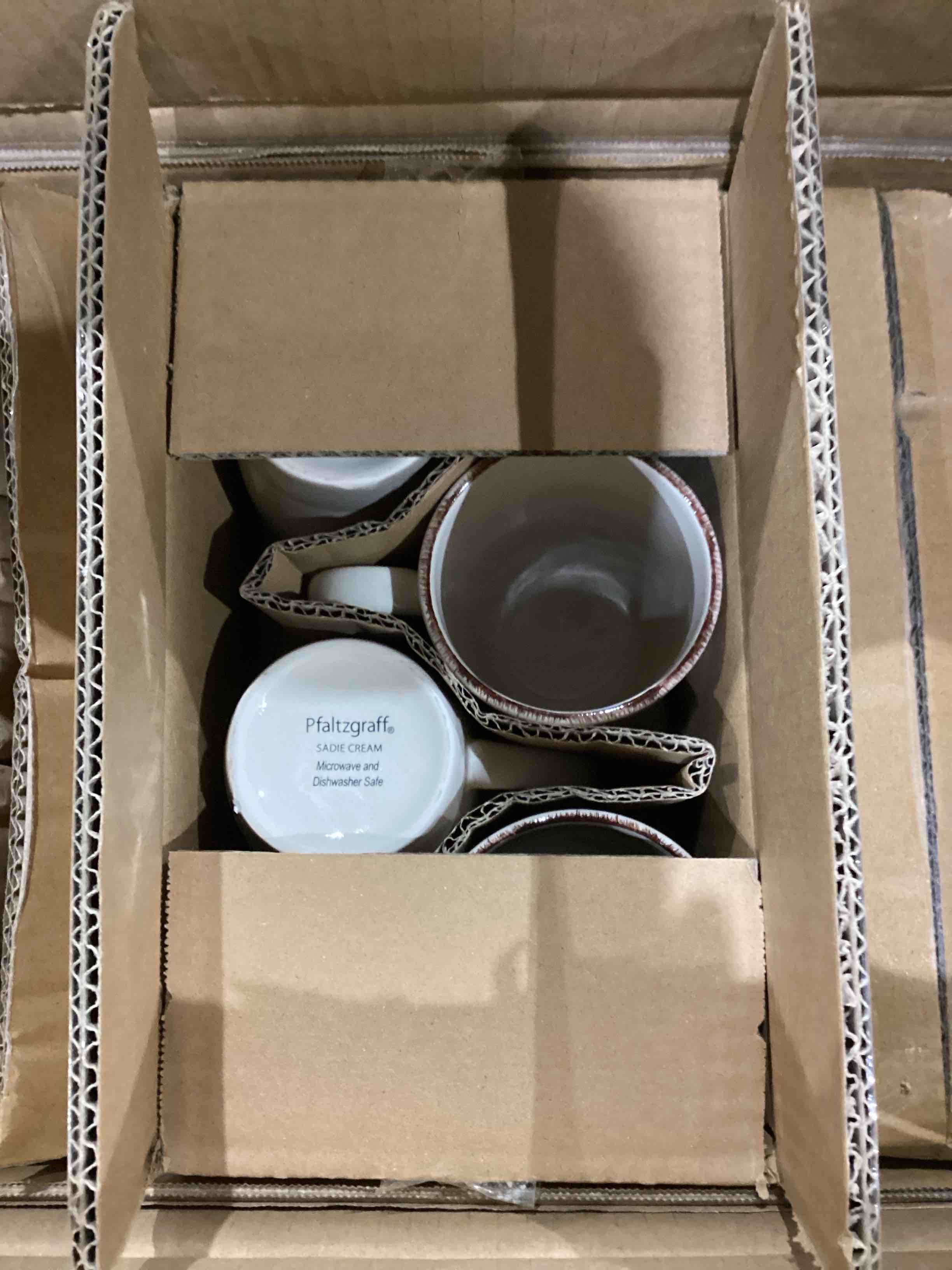 PFZ Sadie 16 piece dinnerware set cream color 