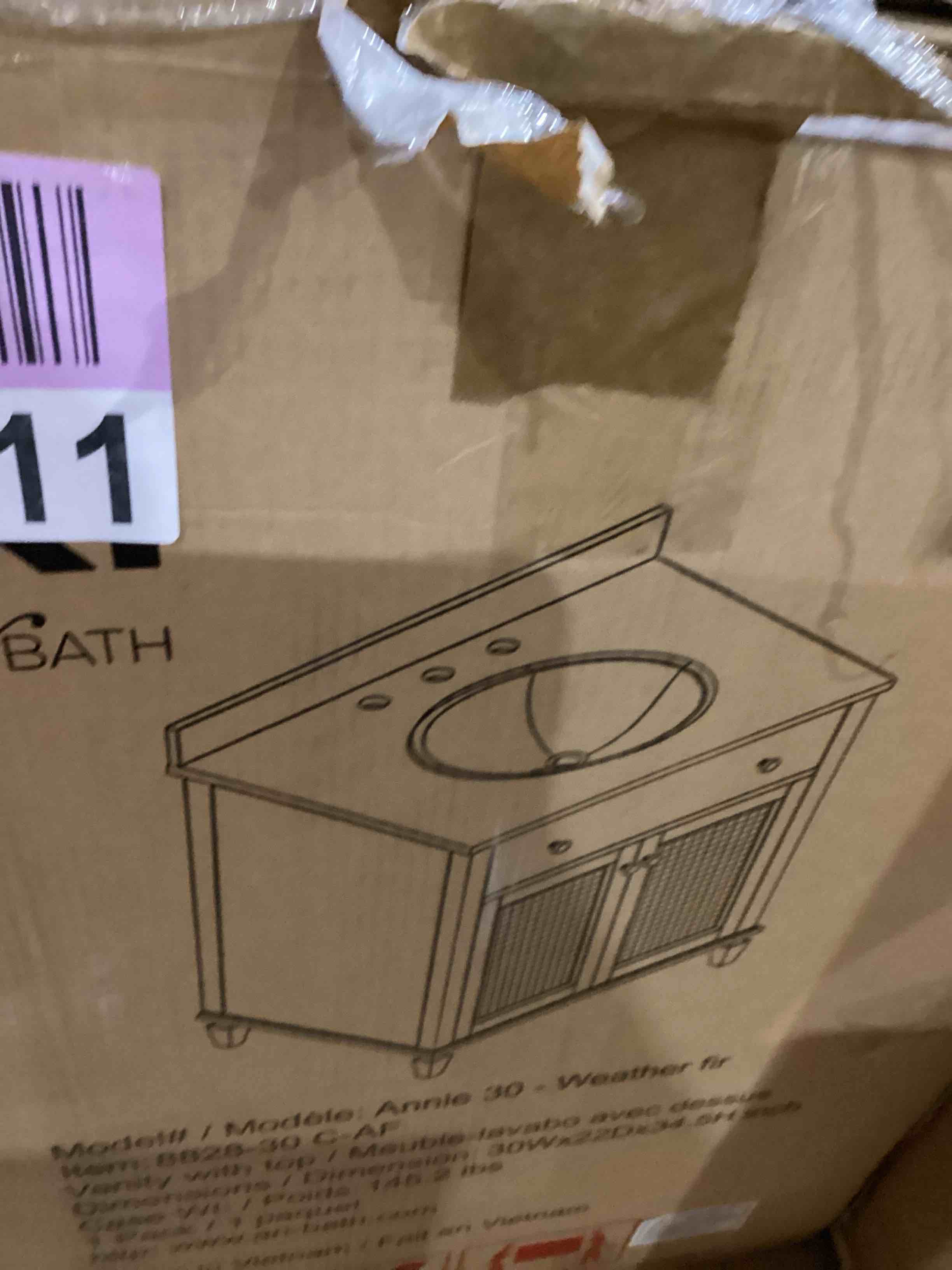 Berkely 30" Single Bathroom Vanity Set