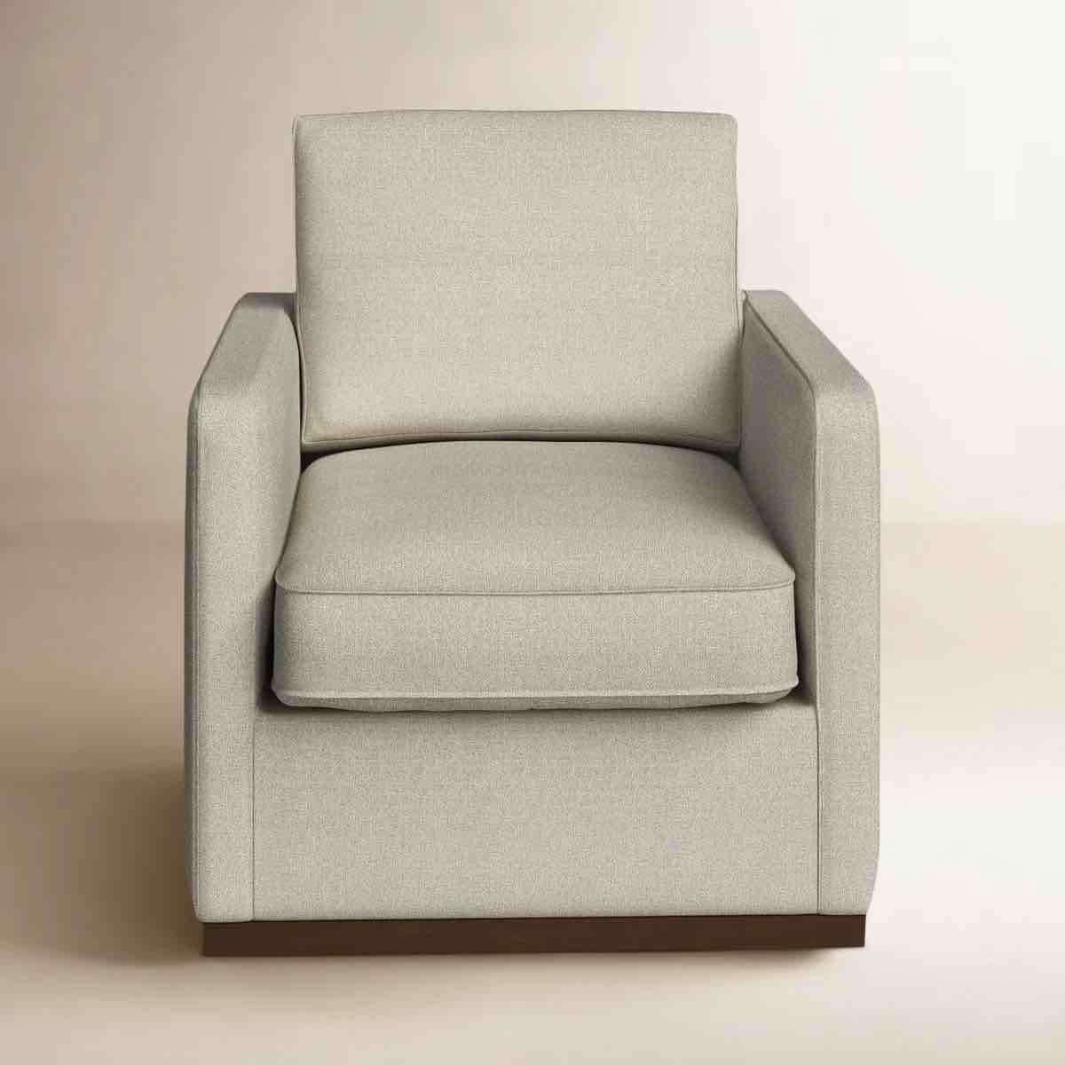 bobbi upholstered swivel armchair