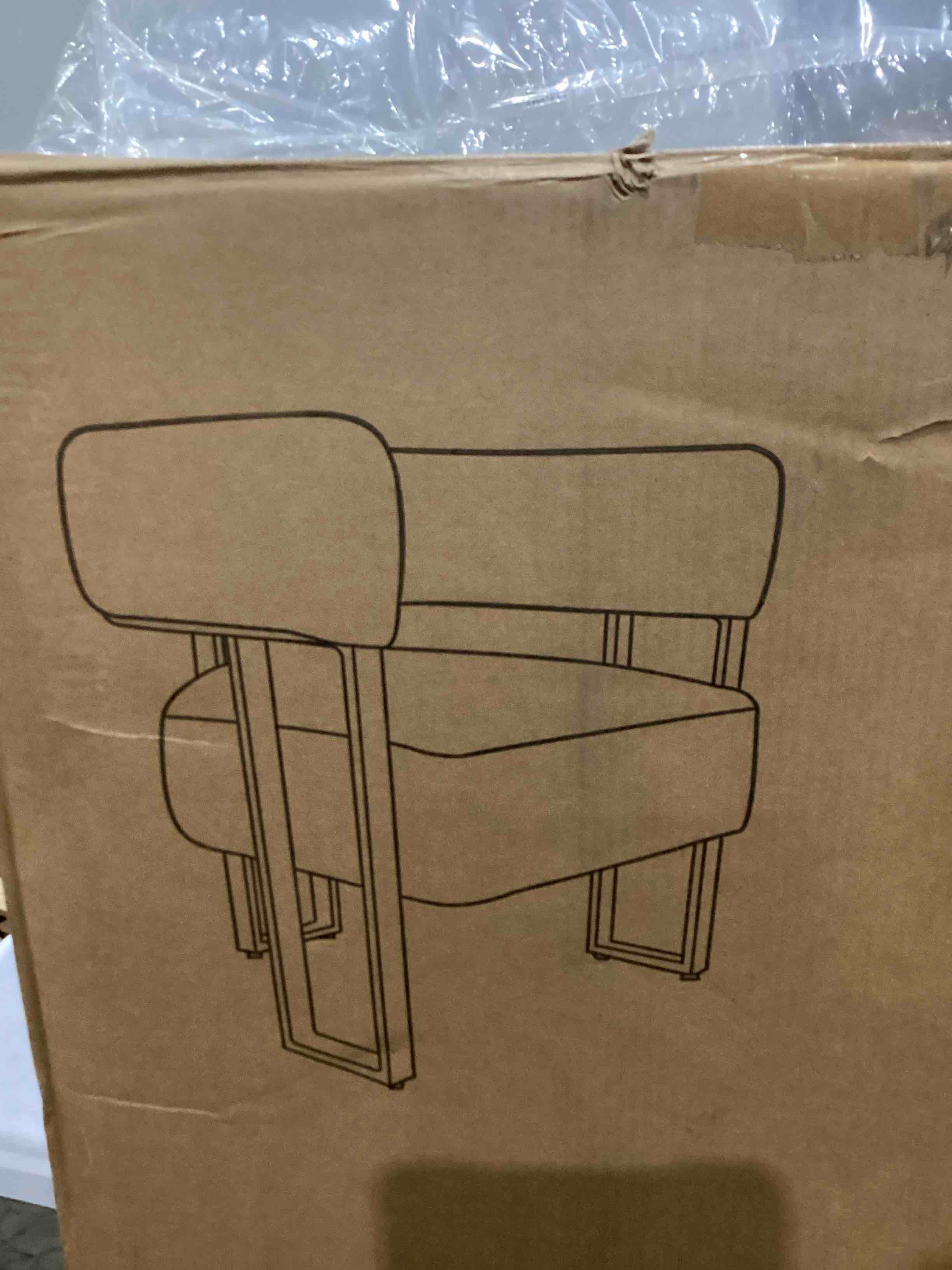  Machia Green full assembled upholstered A Chair