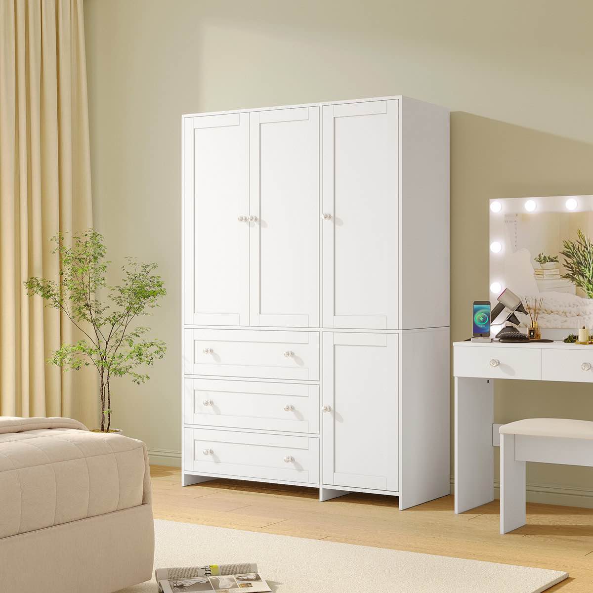 (similar item, incomplete) Wardrobe Closet with Drawers