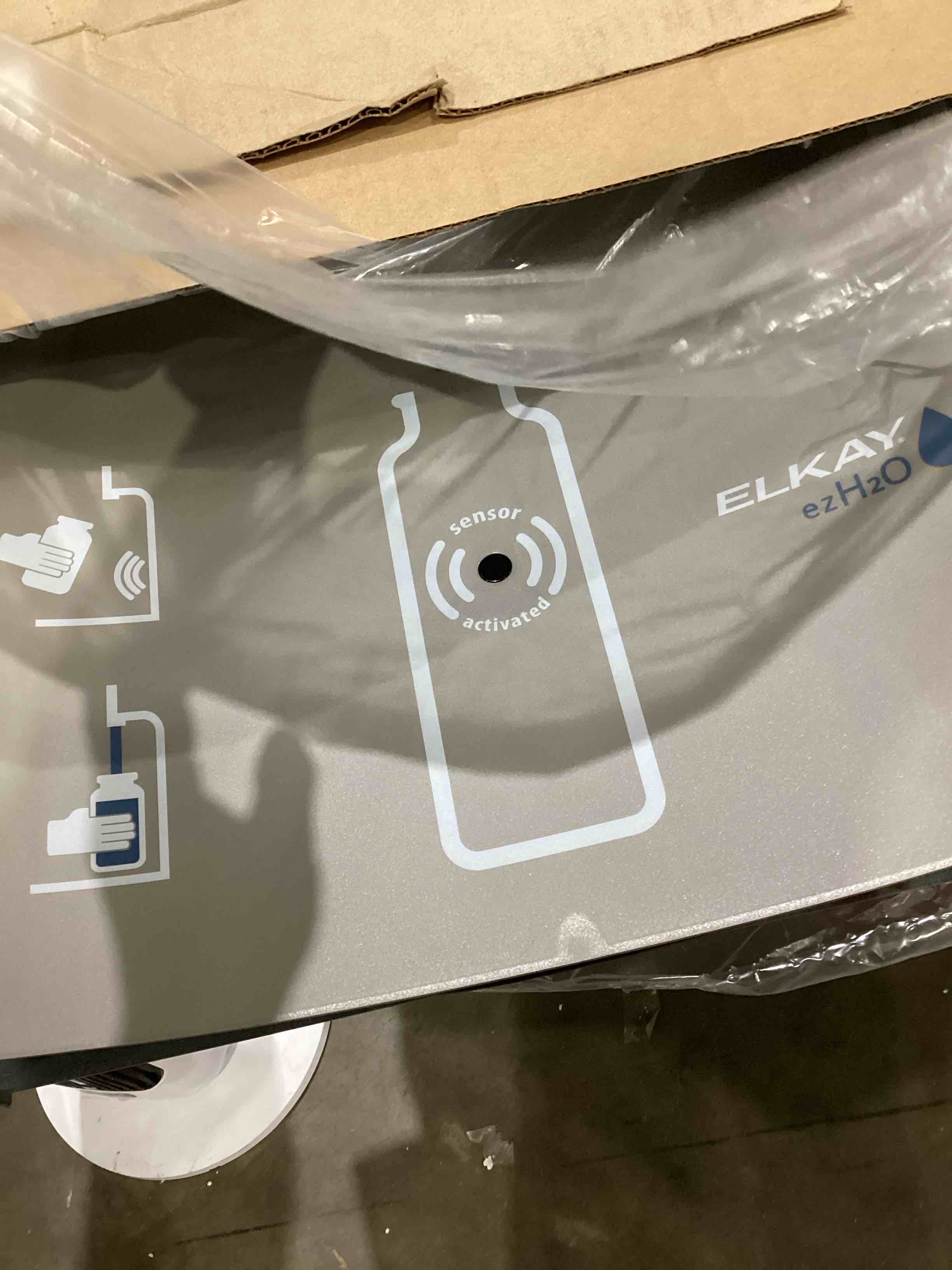 elkay lzwsrk ezh2o retrofit bottle filling station kit for ez family filtered non-refrigerated, stainless steel