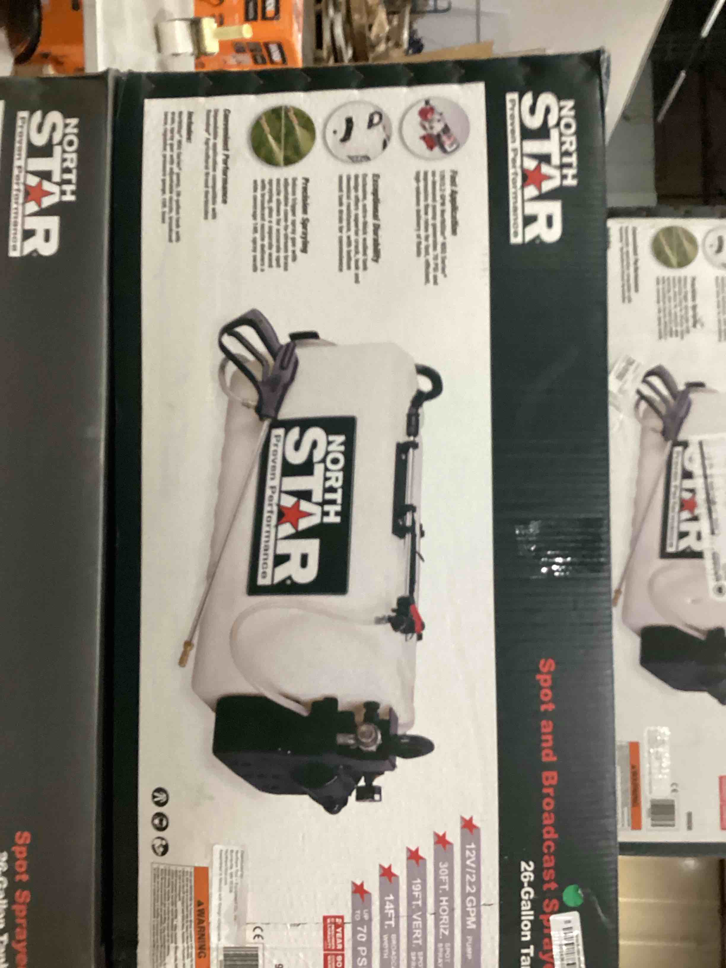 spot and broadcast sprayer 26 gallon tank 