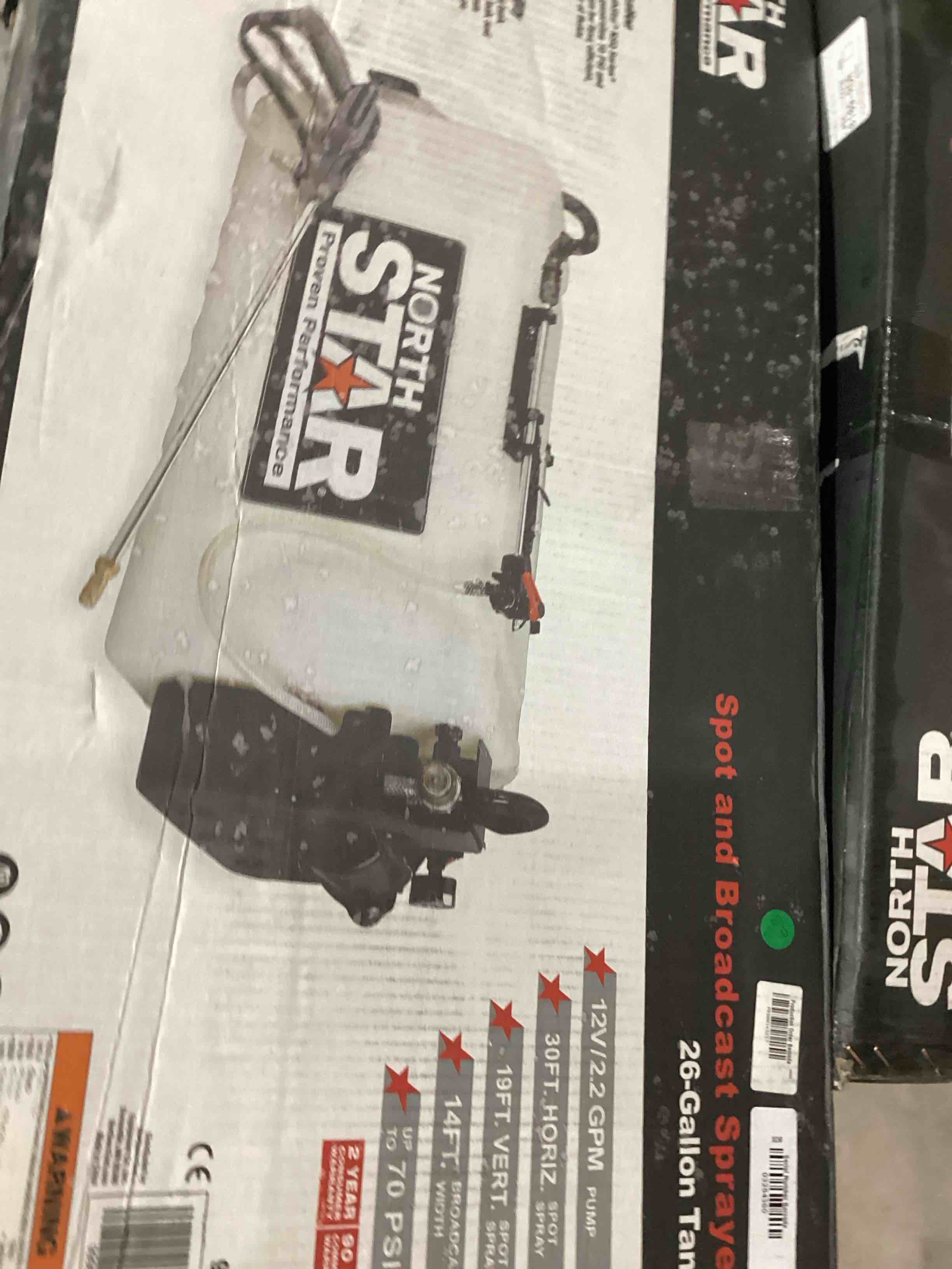 spot and broadcast sprayer 26 gallon tank 