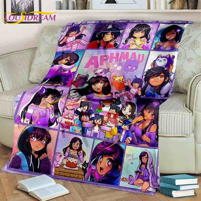 Girl blanekt Cartoon Blanket Super Soft Blanket Flannel Warm Comfort Blanket Decoration Bedroom Living Room Blanket