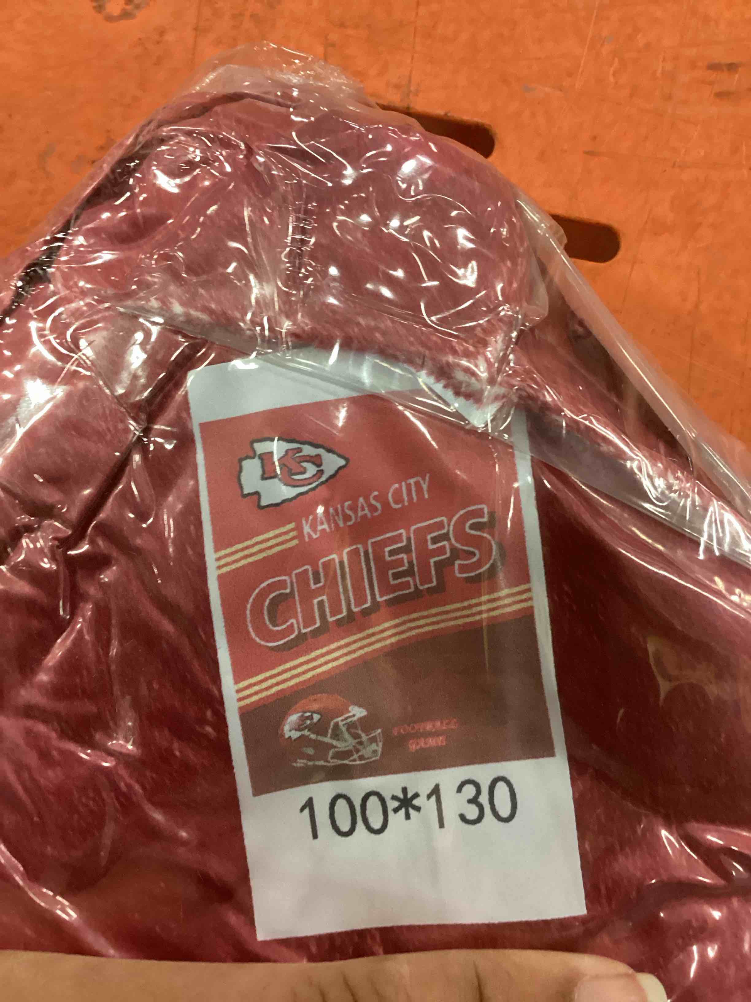 Kansas City chiefs 100 x 130 Throw Blanket 