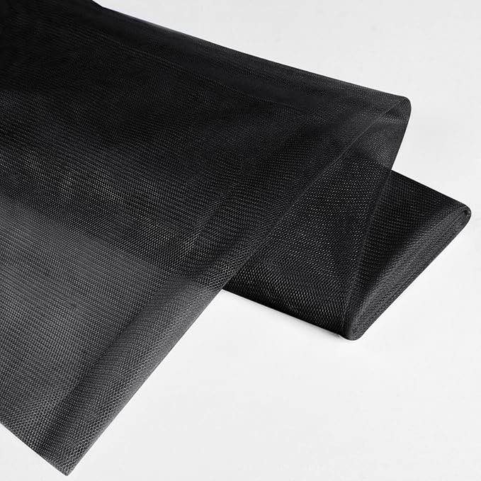 Black  mesh fabric 
