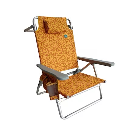 Bliss Hammocks Folding Beach Chair W Towel Rack