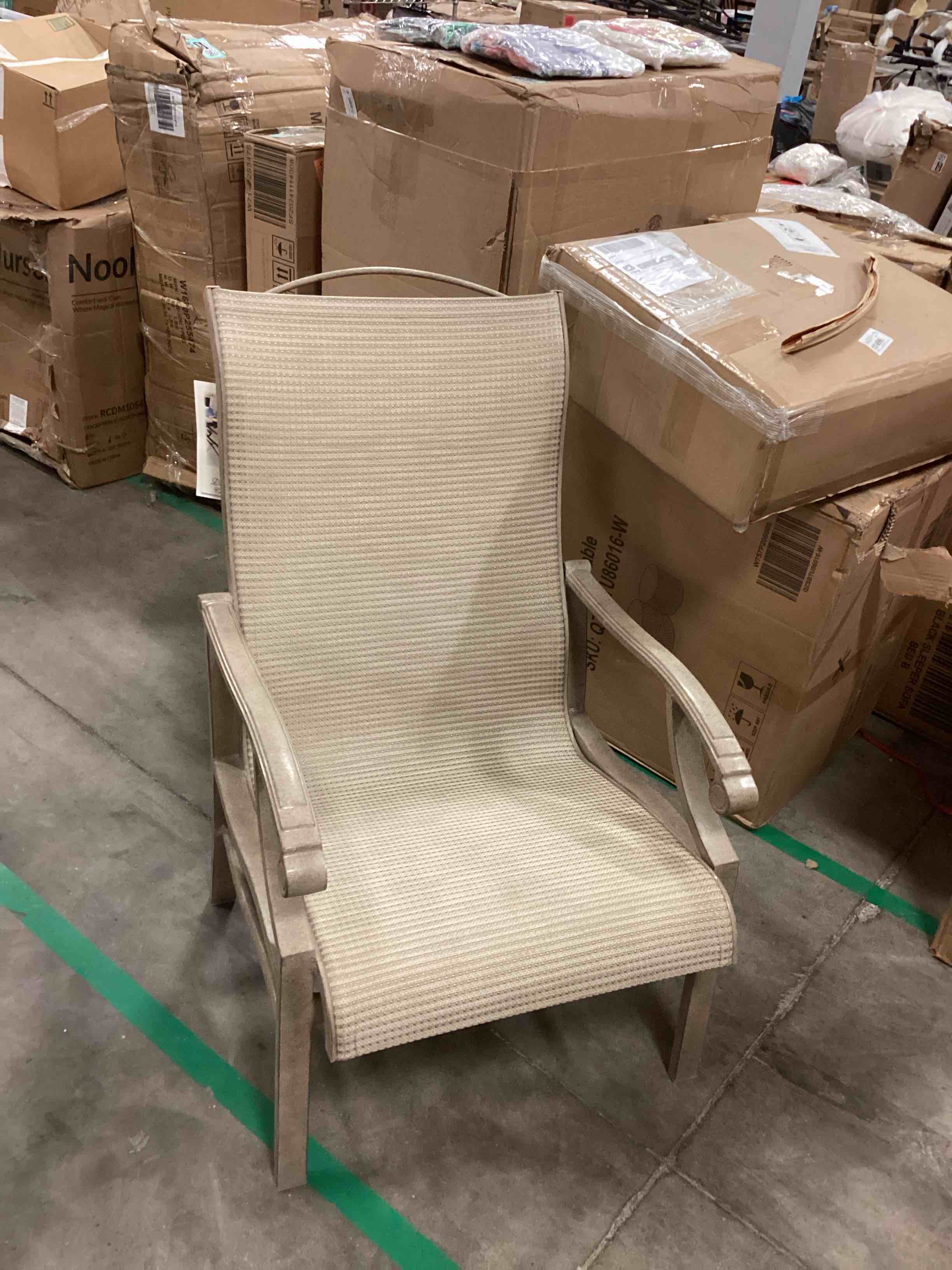 The Designer Collection Outdoor Sling Arm Chair By Mallin Casual Furniture