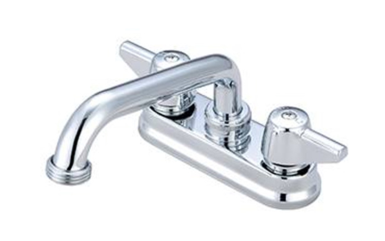 Central Brass 794-H Two Handle Shell Type Bar/Laundry Faucet, Chrome 