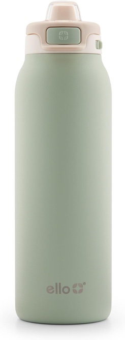 Ello Pop & Fill 22oz Stainless Steel Water Bottle with Leak Proof Locking Lid