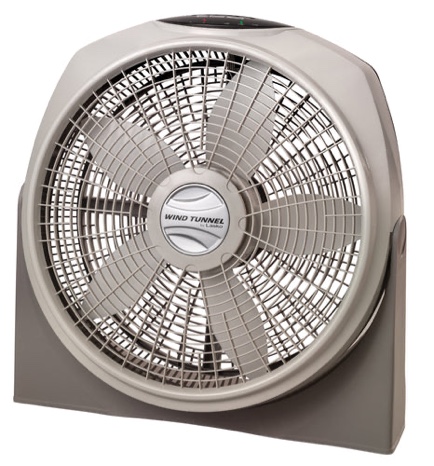 LASKO 20" WIND TUNNEL 3-SPEED FAN WITH REMOTE, A20700, GRAY