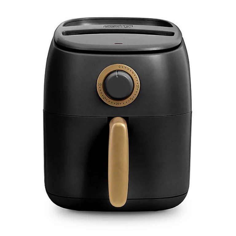 Dash DCAF12CGBGBK02 Ceramic Tasti-Crisp Express Air Fryer, 1000 Watts, 2.6 Qt Capacity - Black