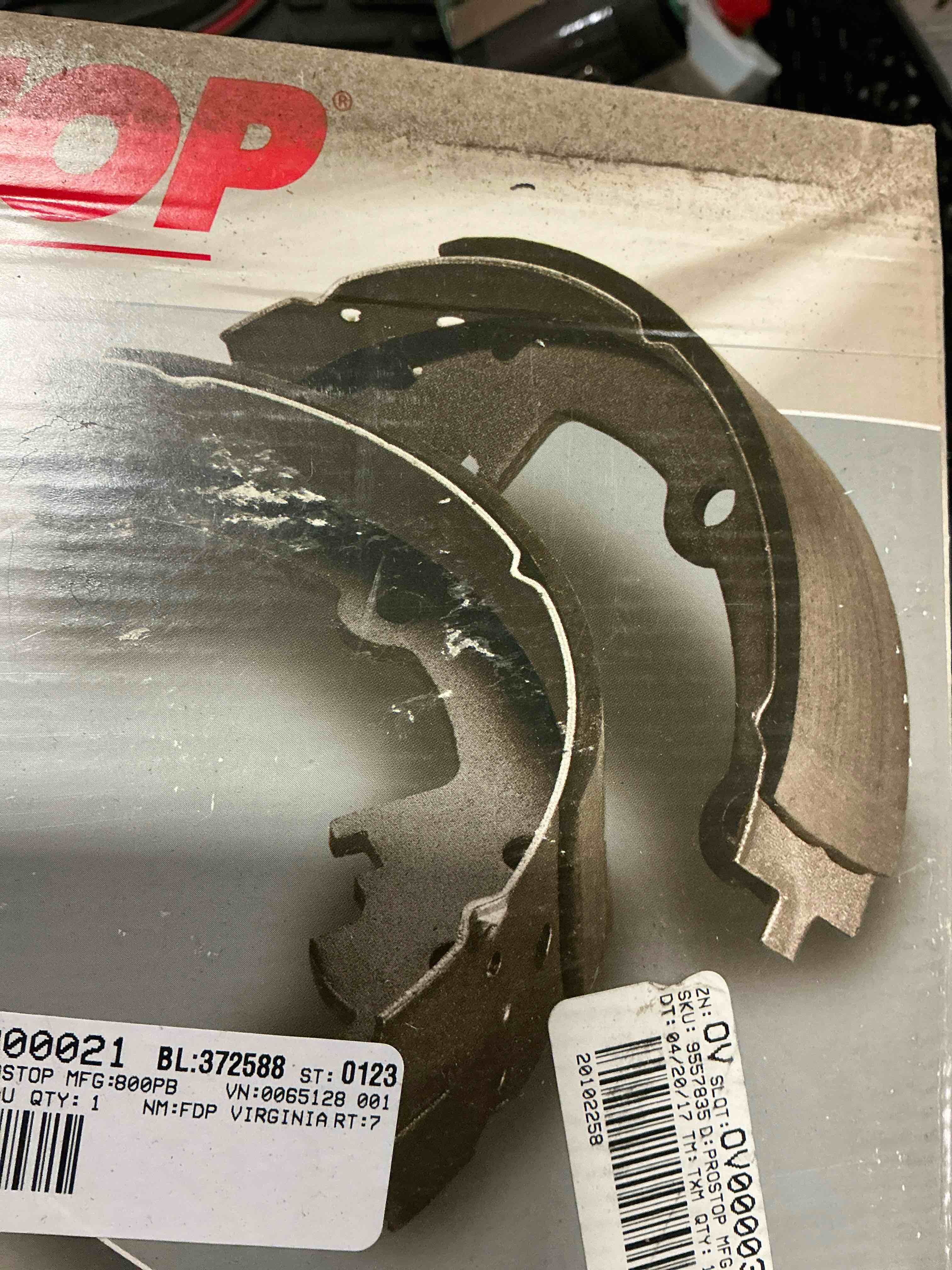800PB PROSTOP Brake Shoes 