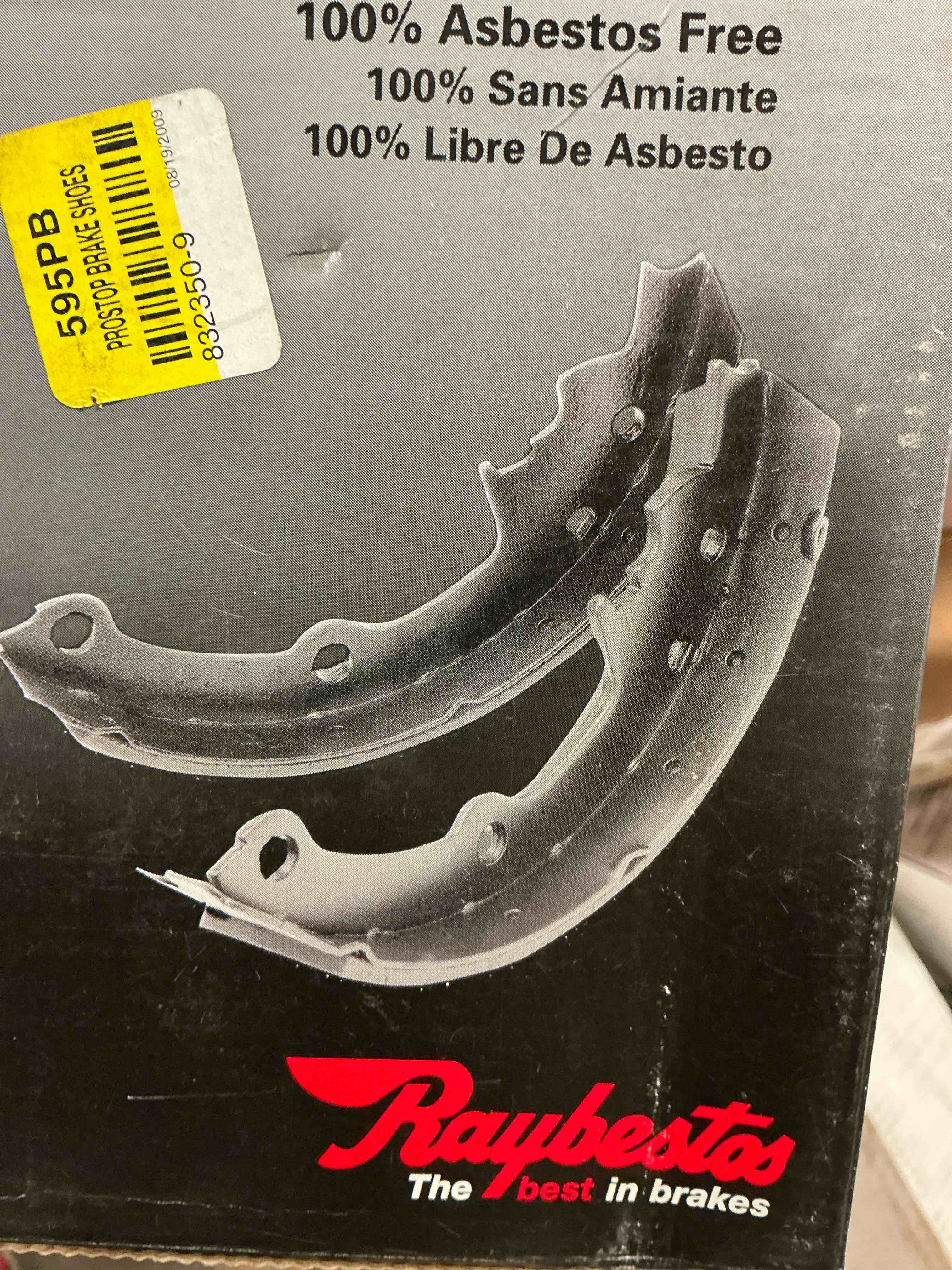 Prostop 595PB Disc Pads and Brake Shoes - Parking Brake Shoe, Rear Fits many BMW
