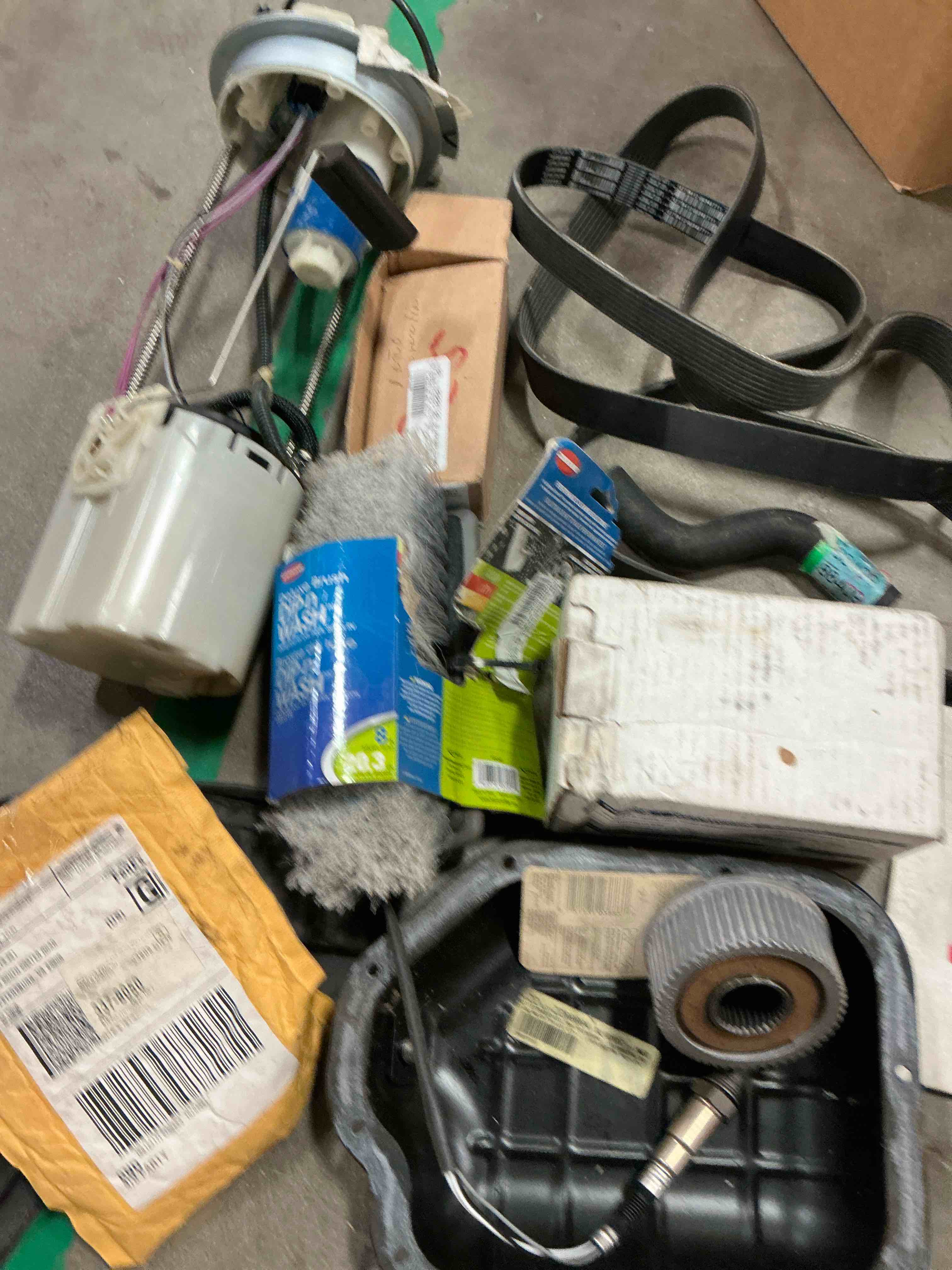 Assortment of cart products