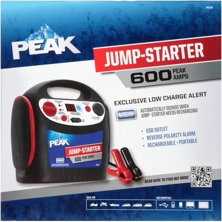 PEAK 600 Peak Amps Jump-Starter