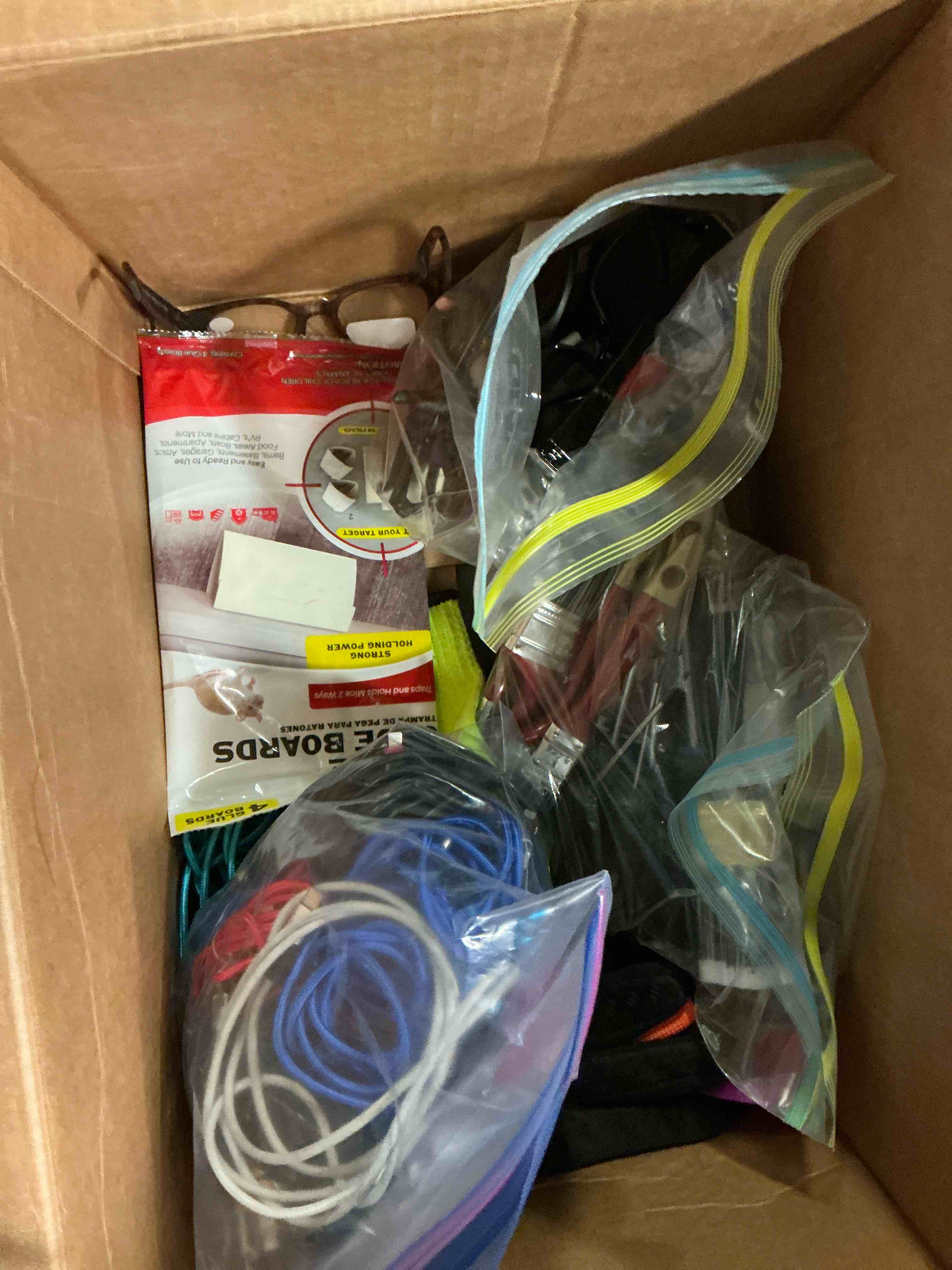 Assortment of different items includes toys / glasses and more