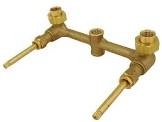 0806 Centers  Brass Bath & Shower fitting two valve 8 inch 