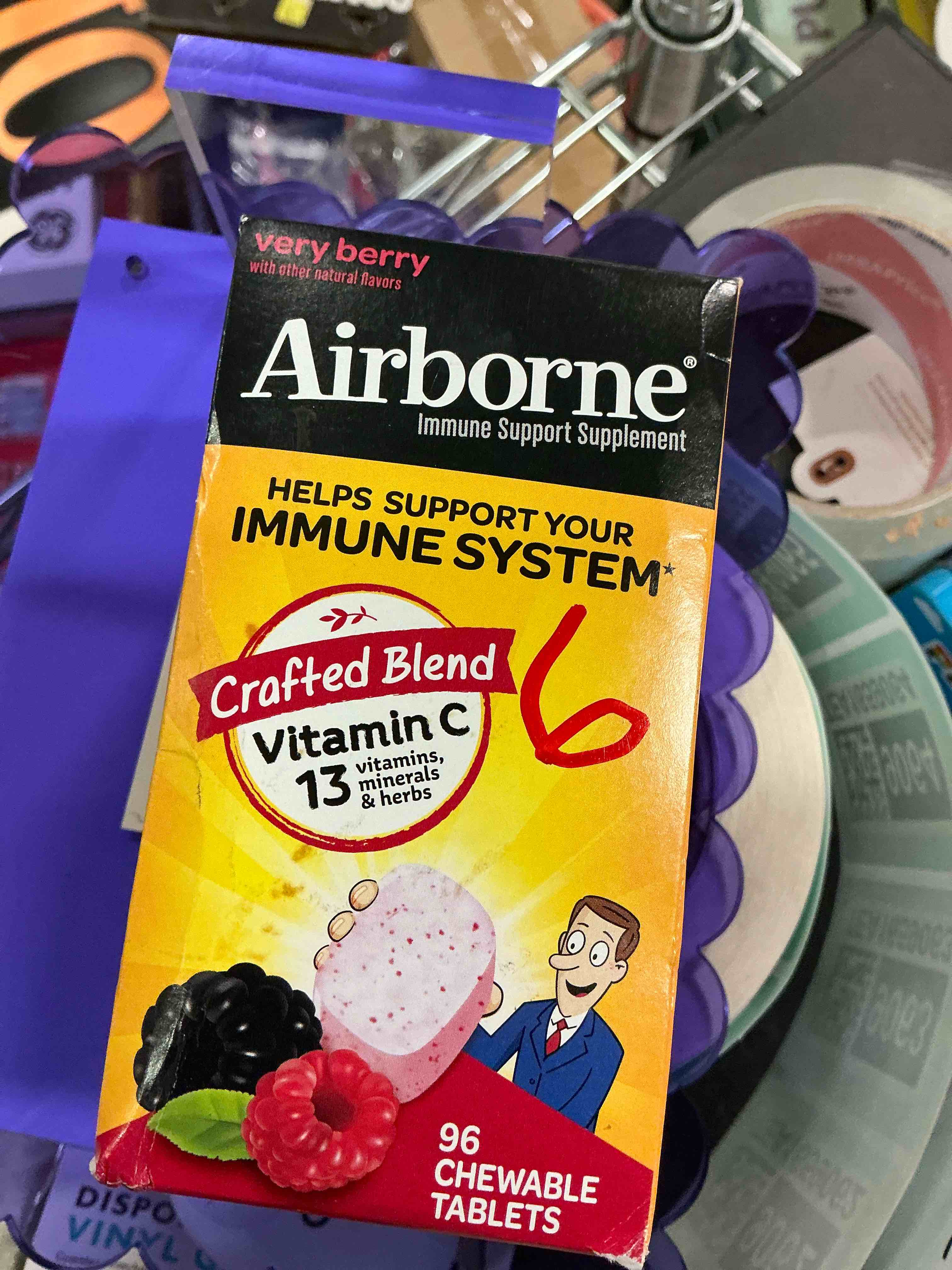 Assortment of medicines from different include/ Airborne/goli  