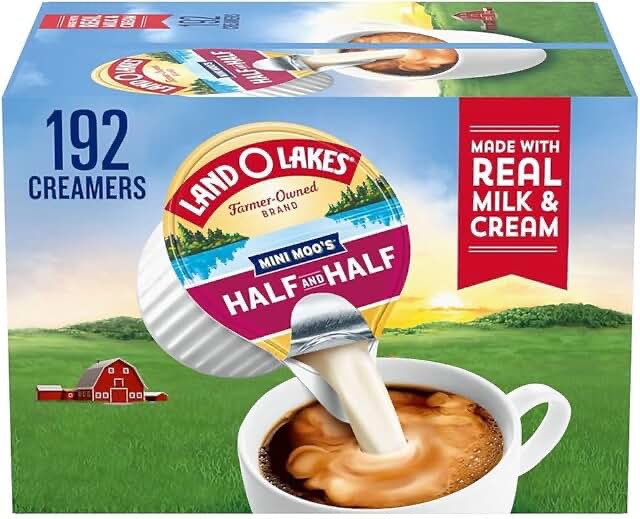 land o' lakes mini moo's half & half.5 oz, 192/carton (100718)
