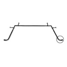 Pinnacle  5/8-inch Adjustable Bay Window Rod Set - 38-78"