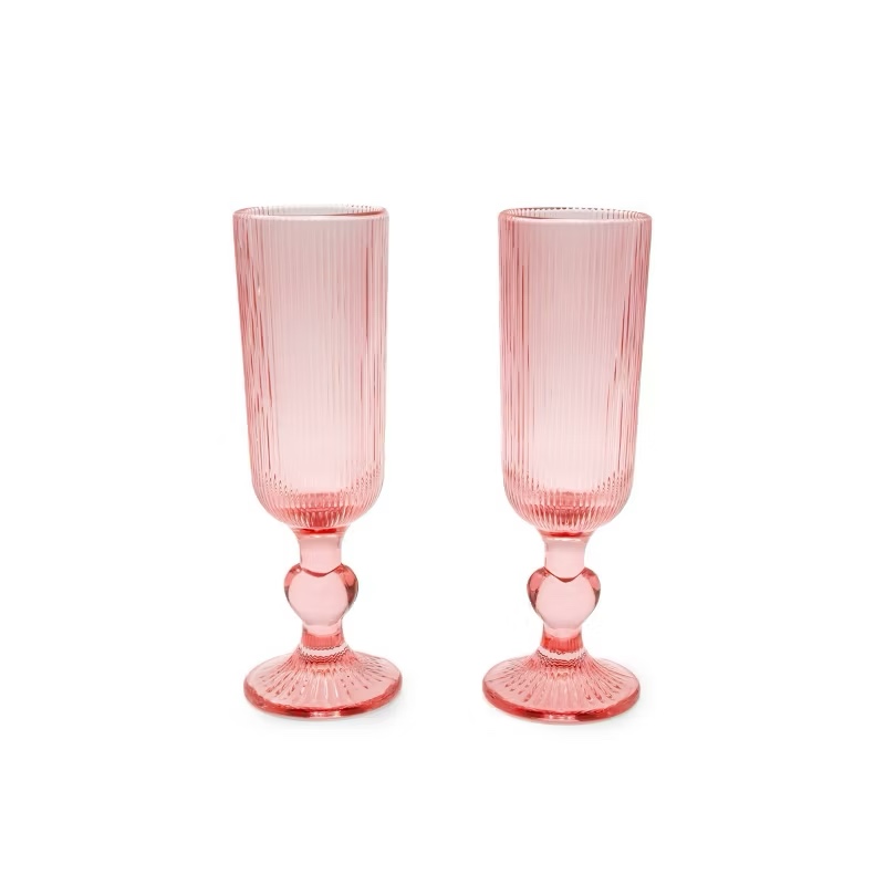 5oz 2pk Glass Flutes - Bullseye's Playground™