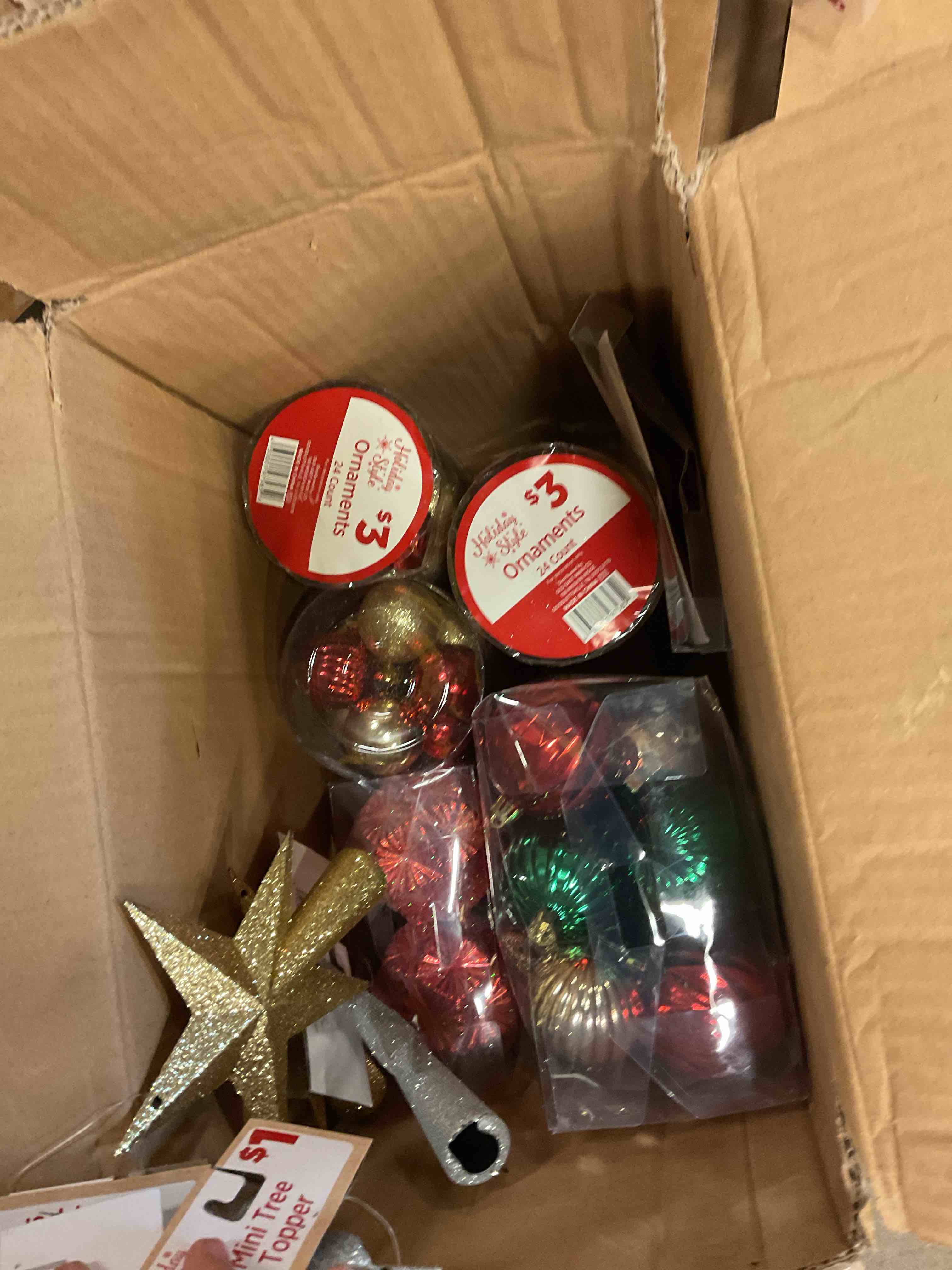 Assortment of Christmas Tree Ornaments 